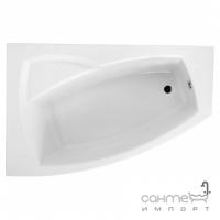 Ассиметричная ванна Polimat Frida II 160x105 L 00977 белая, левая