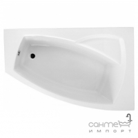 Асиметрична ванна Polimat Frida II 160x105 P 00978 біла, права