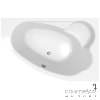 Асиметрична акрилова ванна Cersanit Kaliope 170x110
