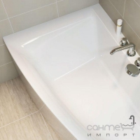 Асимметричная акриловая ванна Cersanit Virgo Max 150x90 правосторонняя