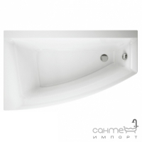 Асимметричная акриловая ванна Cersanit Virgo Max 160x90 левосторонняя