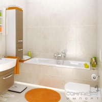 Прямоугольная акриловая ванна Cersanit Pure 150x70