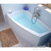 Асиметрична акрилова ванна Cersanit Lorena 150x90