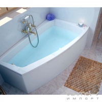 Асимметричная акриловая ванна Cersanit Lorena 150x90 правосторонняя