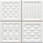 Настенная плитка 20x20 Argenta MATRIX LINK WHITE PREINCISION (белая)