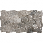 Настенная плитка под камень 33х66 Argenta RODENO ANTRACITA PORCELANICO (серая)