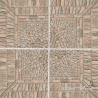 Плитка для підлоги під камінь 33.3x33.3 Tuscania Pebbly Green (бежева)