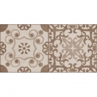 Настінна плитка, декор 25х50 Navarti Klio Dc Klio Brown (бежева, коричнева)
